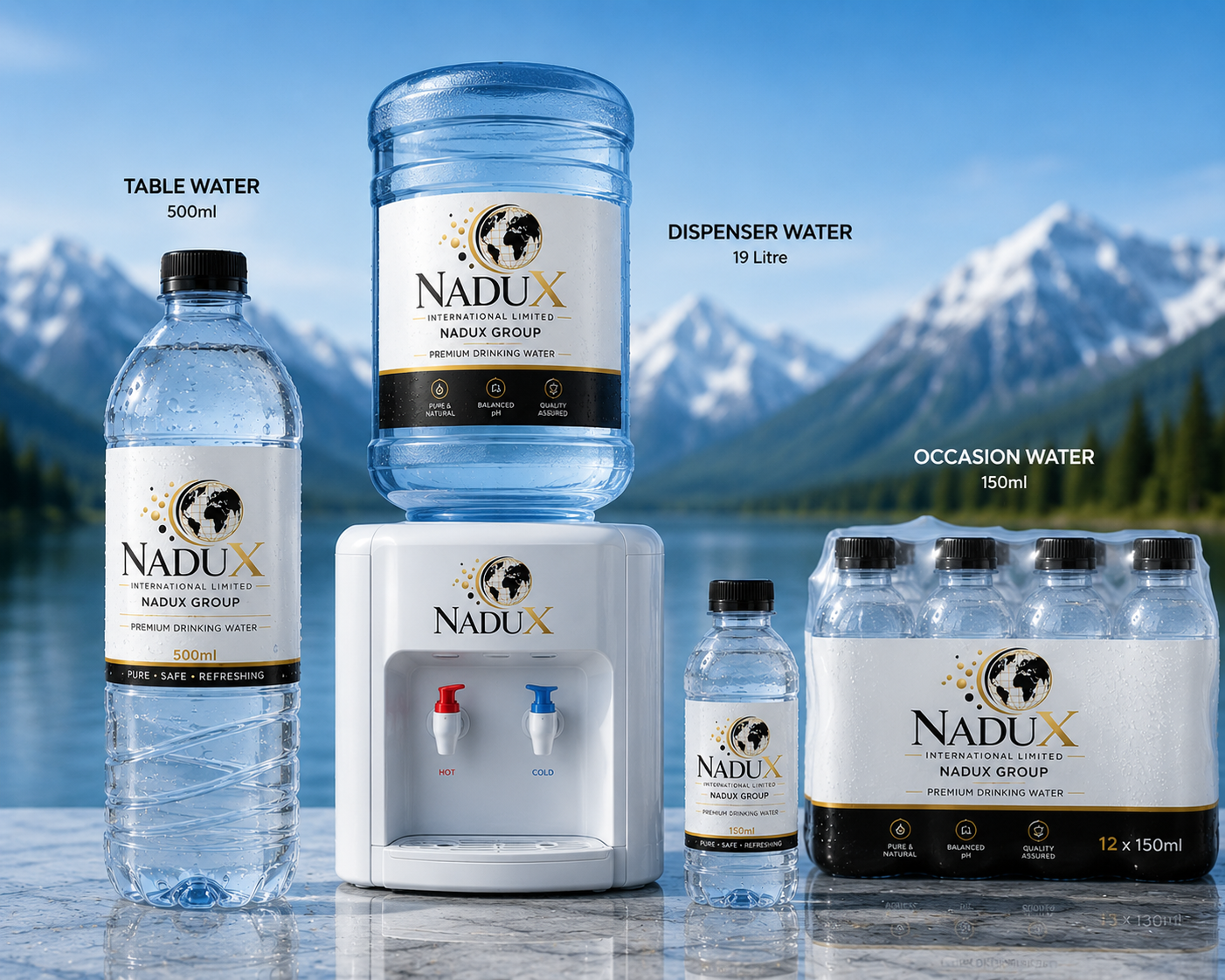Bottled water production line